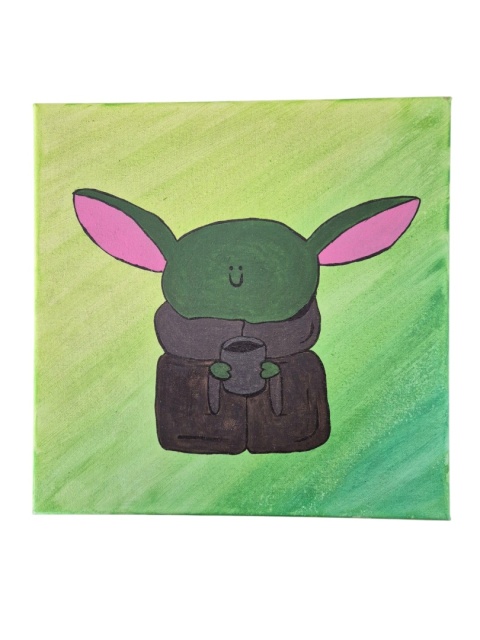 "Baby Joda" 25x25