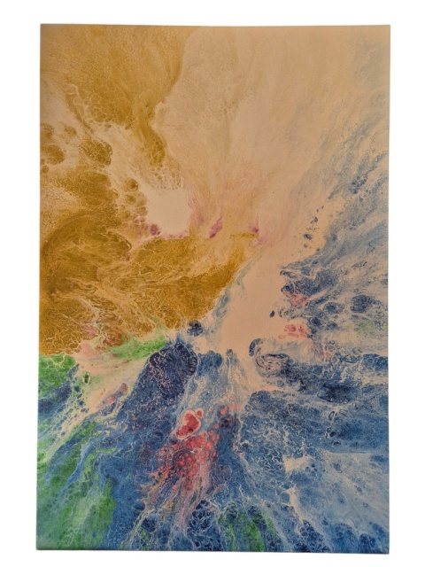 "Wielki wybuch" 90x60
